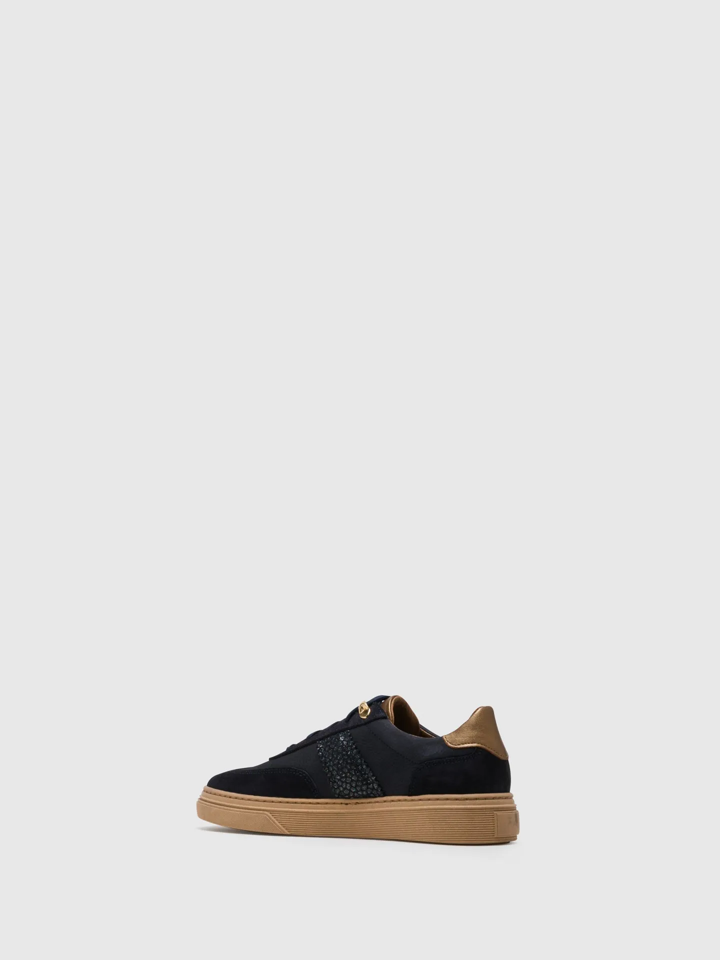 Blue Lace-up Trainers