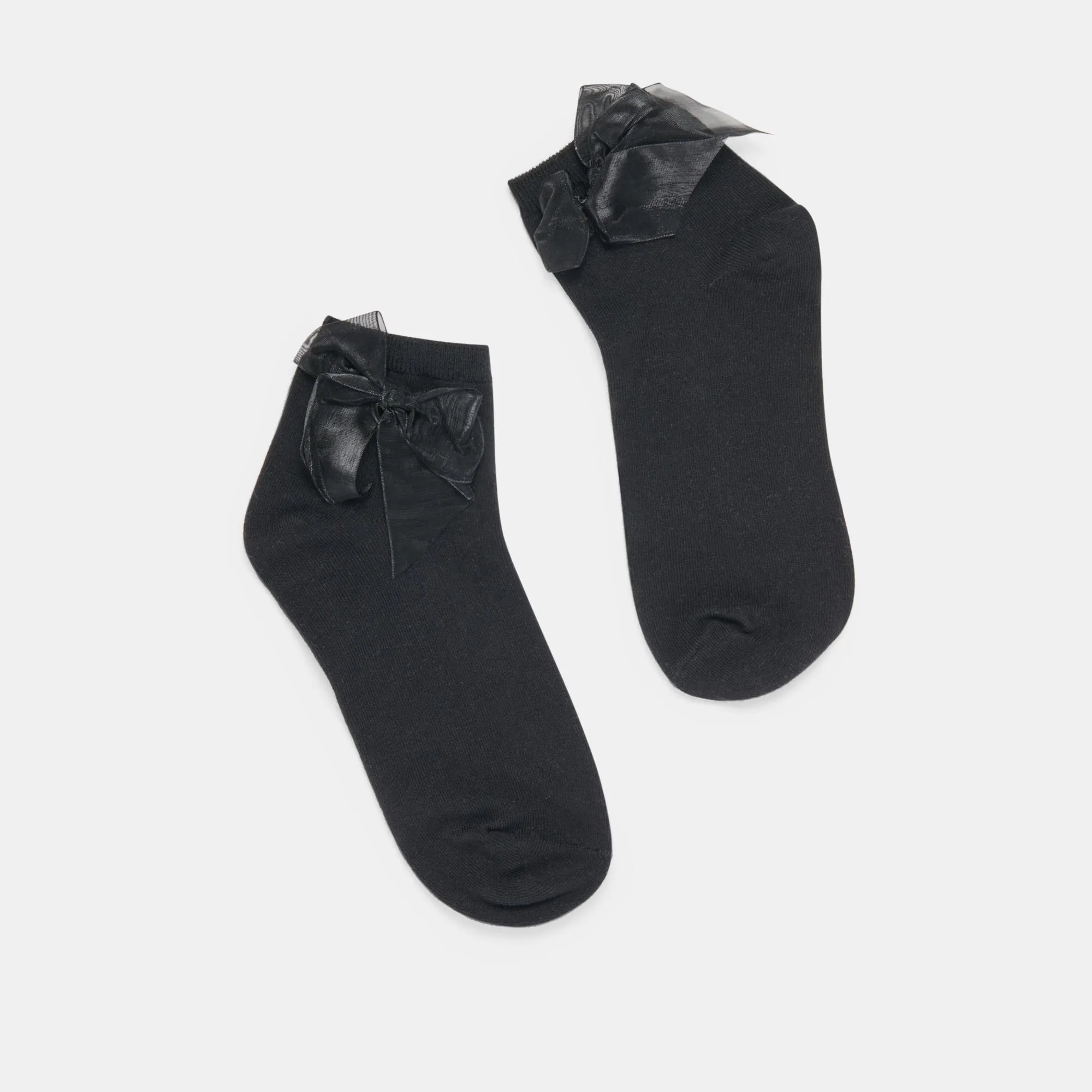 BOW ANKLET SOCKS BLACK Dolce Vita