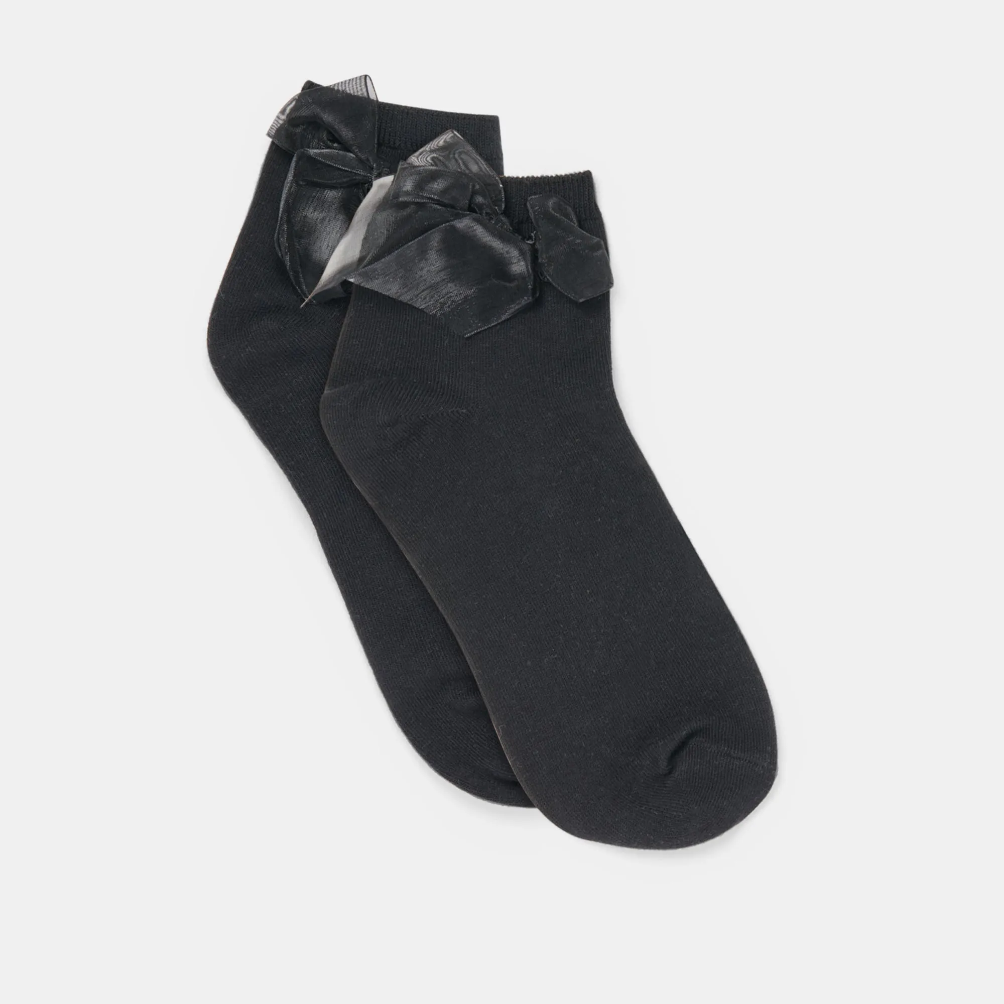 BOW ANKLET SOCKS BLACK Dolce Vita