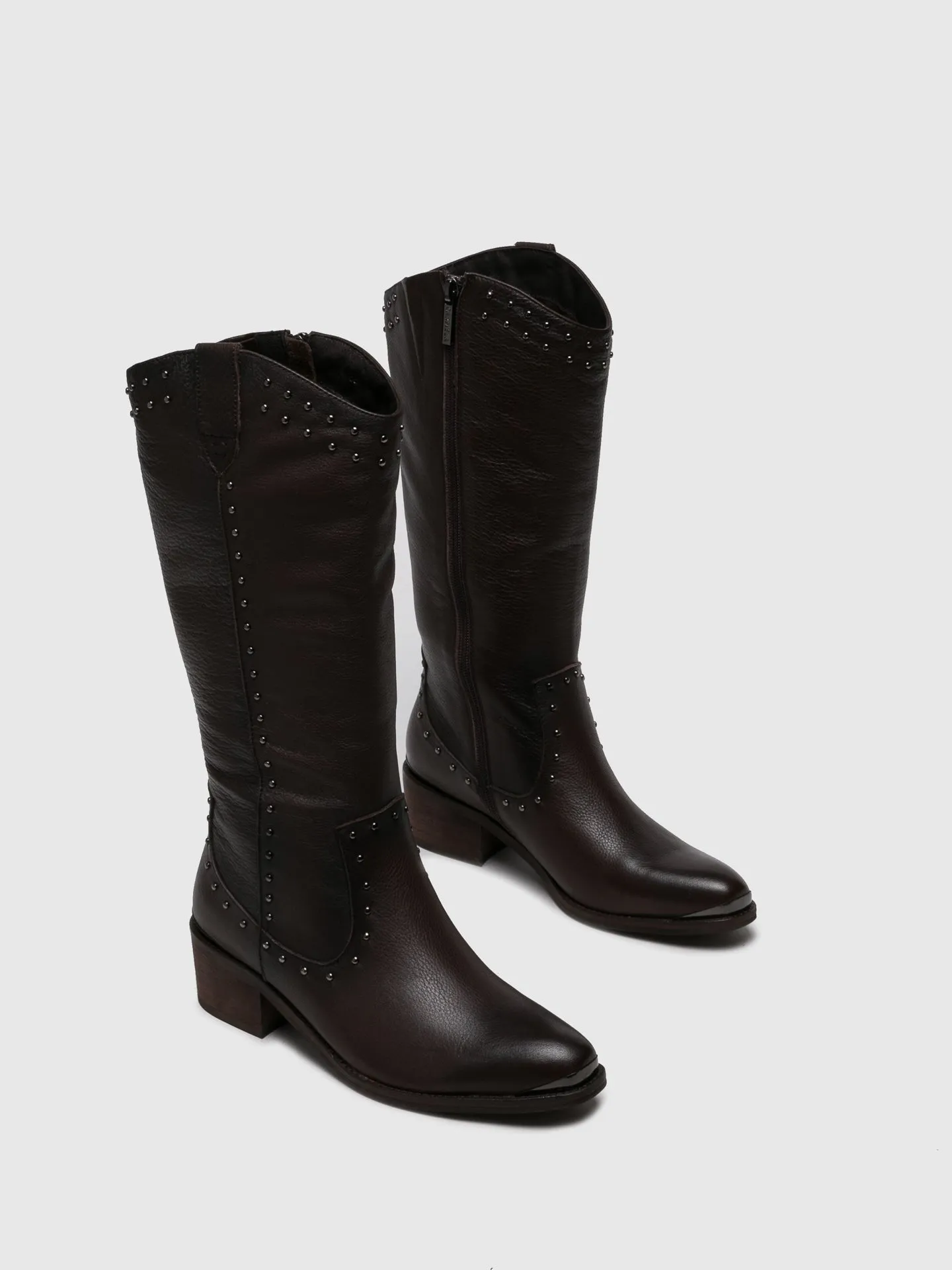 Brown Knee-High Boots