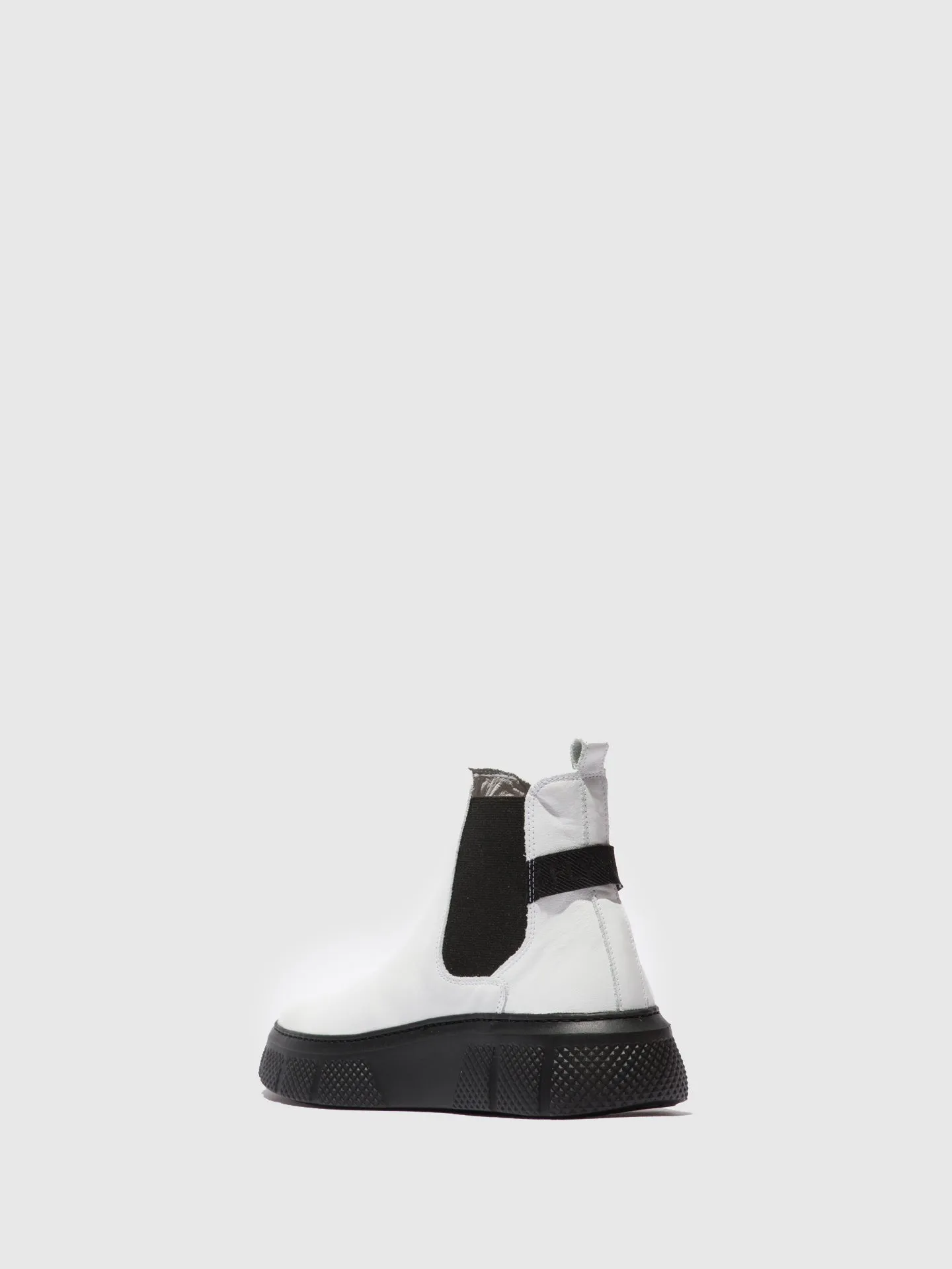 Chelsea Ankle Boots EBBE479FLY DUBLIN WHITE (BLACK SOLE)