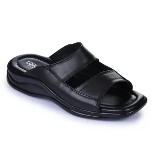 Coolers Casual Black Slippers For Men 2013-10 By Liberty
