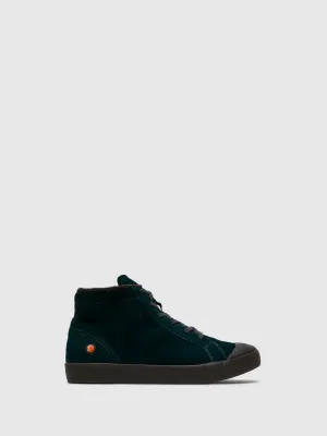 DarkGreen Hi-Top Trainers