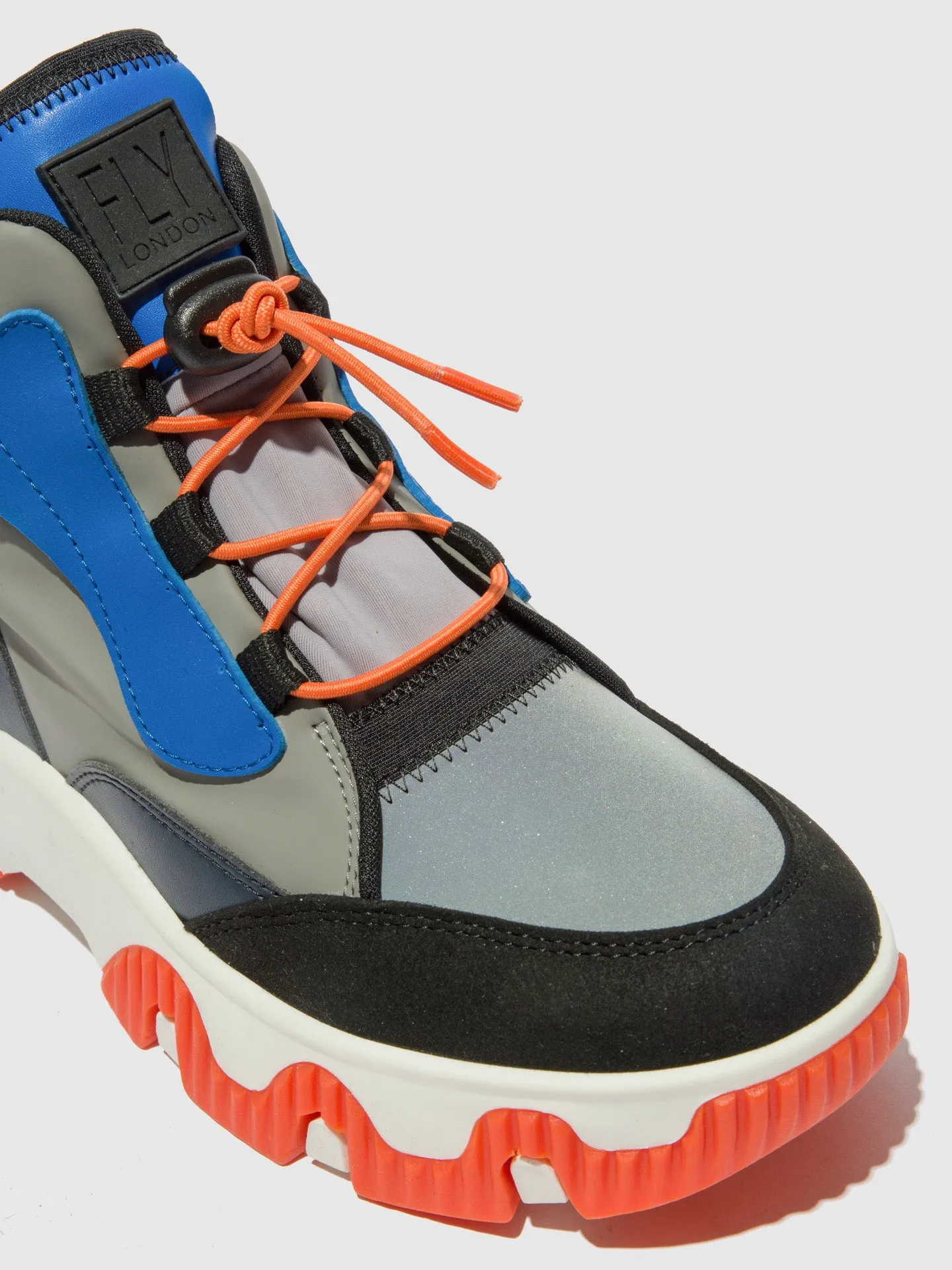 Hi-Top Trainers FENY633FLY MULTI GREY/BLUE/ORANGE