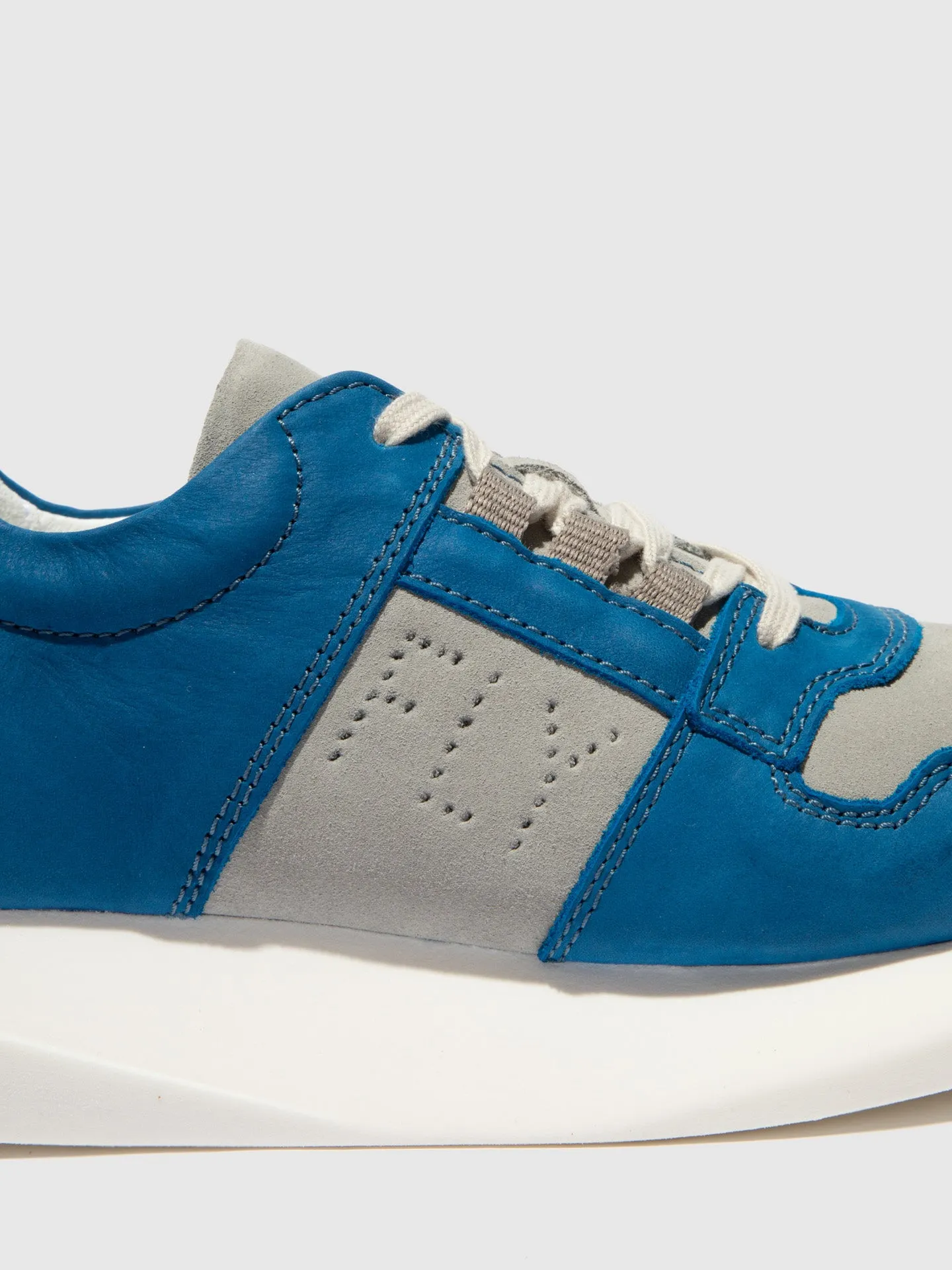 Lace-up Trainers LOTT761FLY LONG/SUEDE  BLUE/CONCRETE