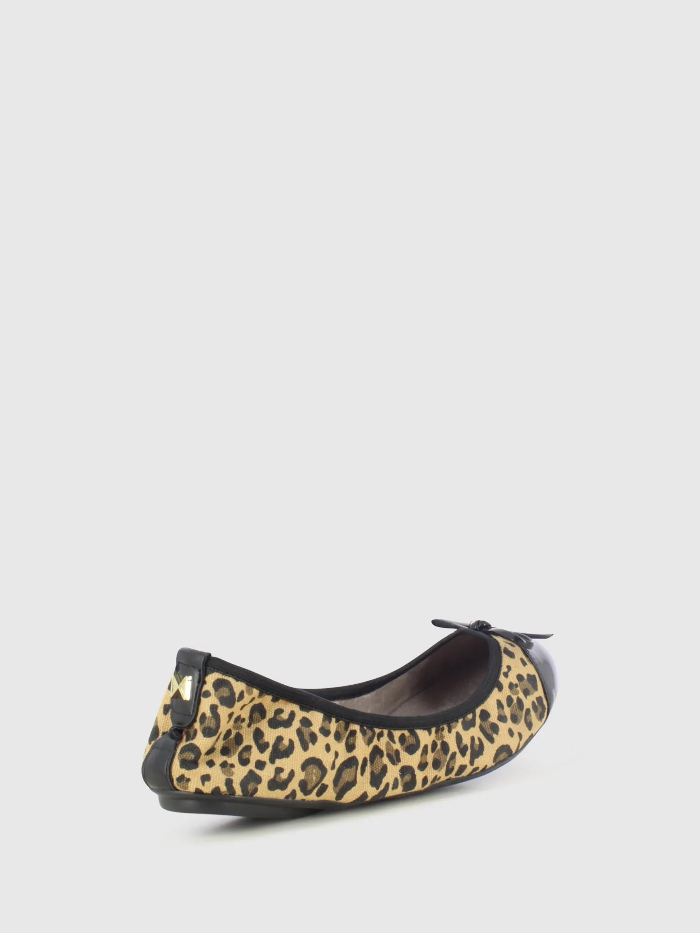Leopard Round Toe Ballerinas
