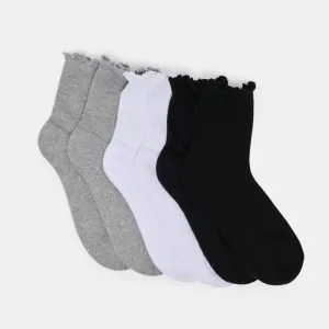LETTUCE EDGE SOCKS 3 PACK MULTI Dolce Vita