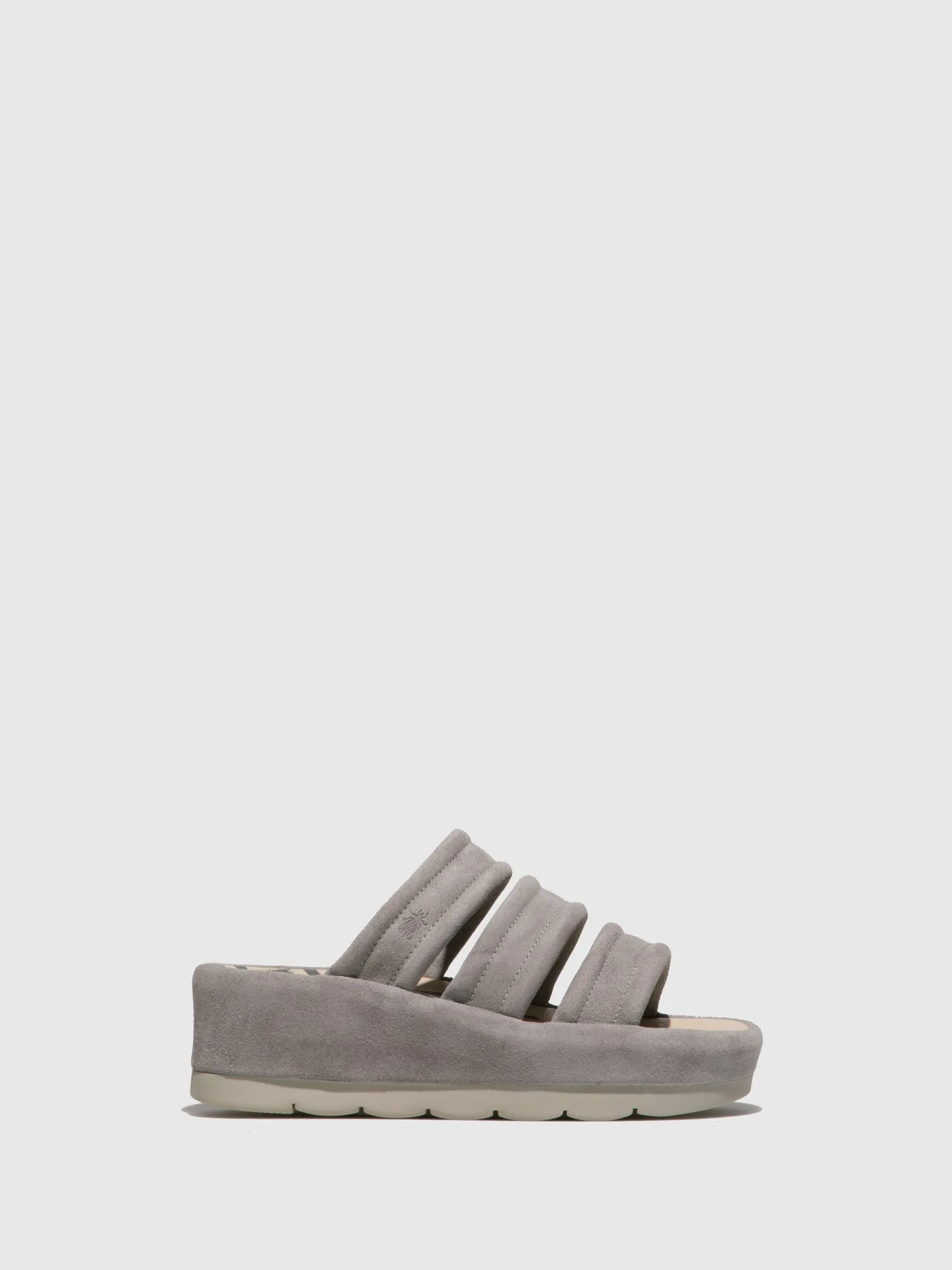 LightGray Open Toe Mules