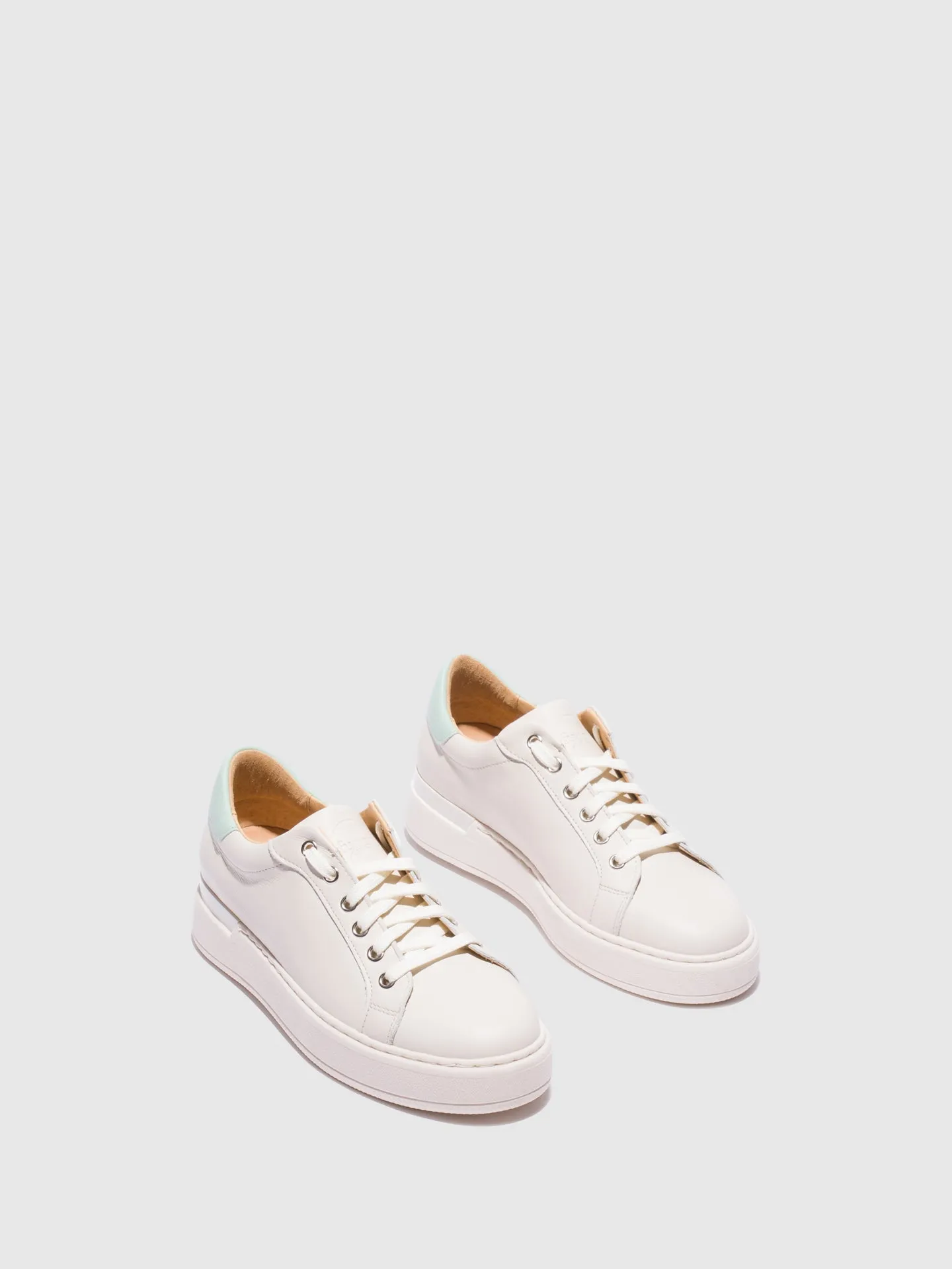 Multicolor Lace-up Trainers