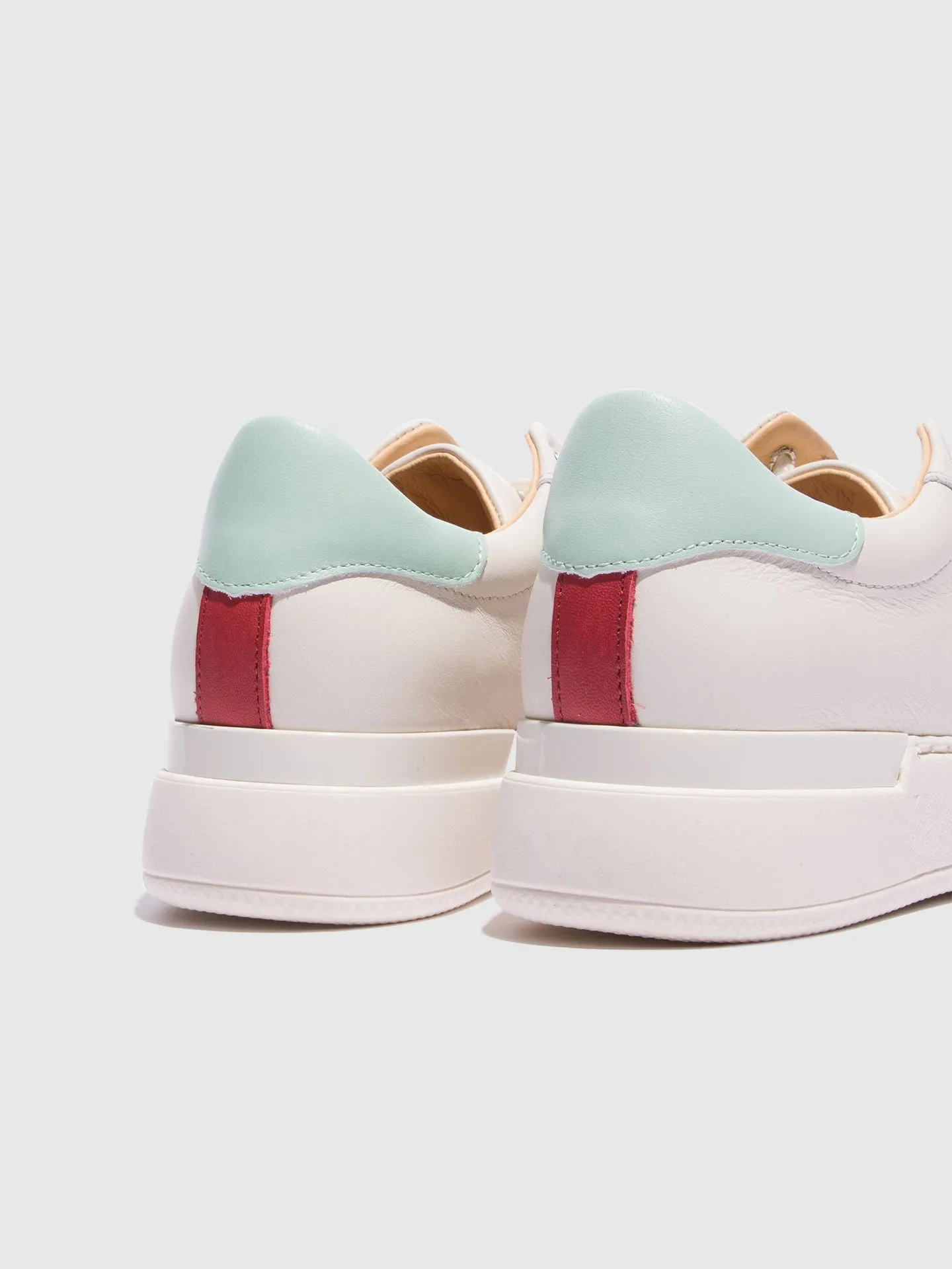 Multicolor Lace-up Trainers