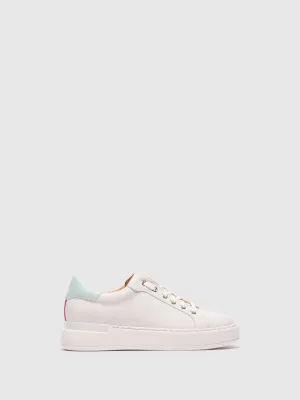 Multicolor Lace-up Trainers