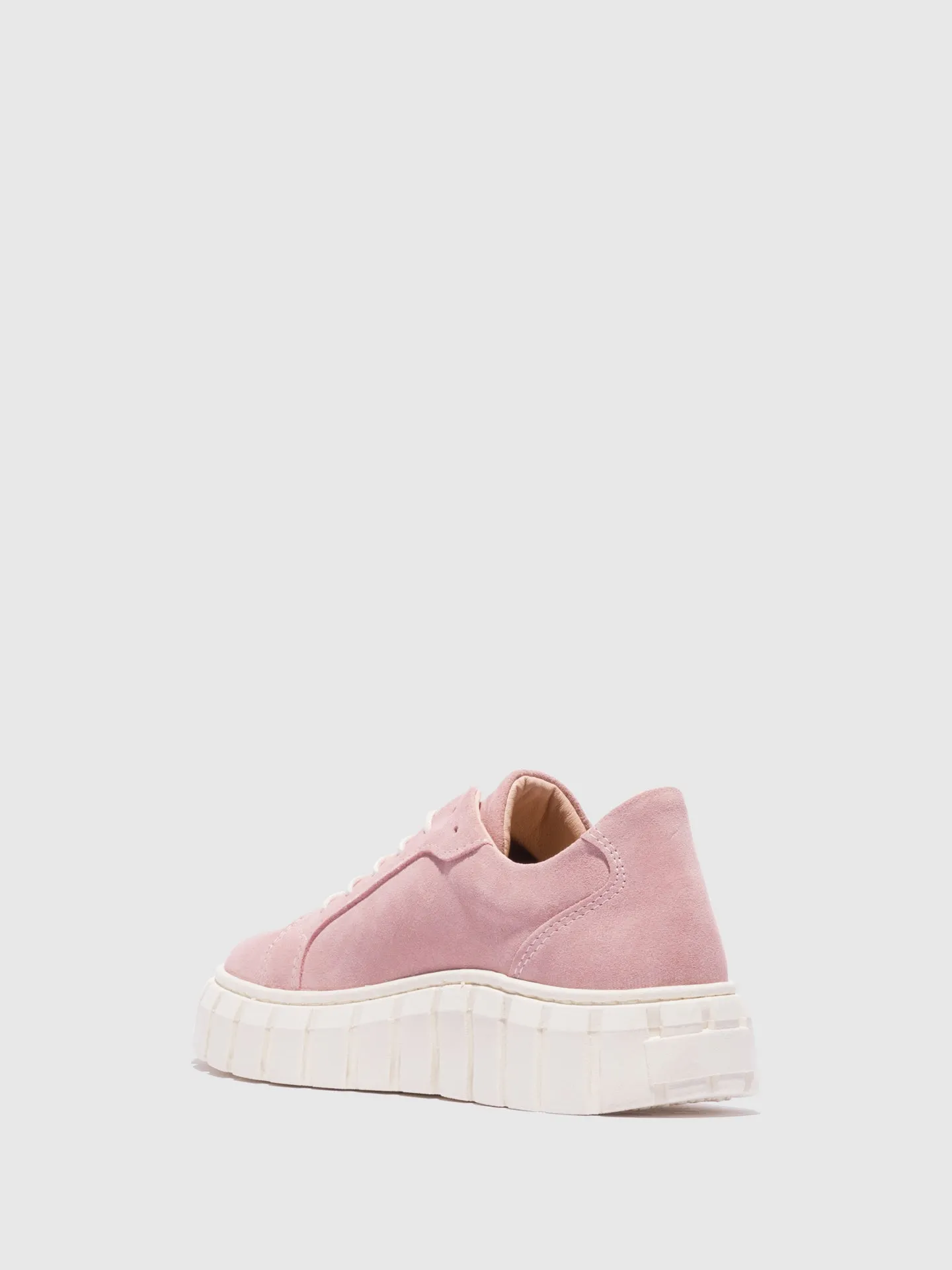 Pink Lace-up Trainers