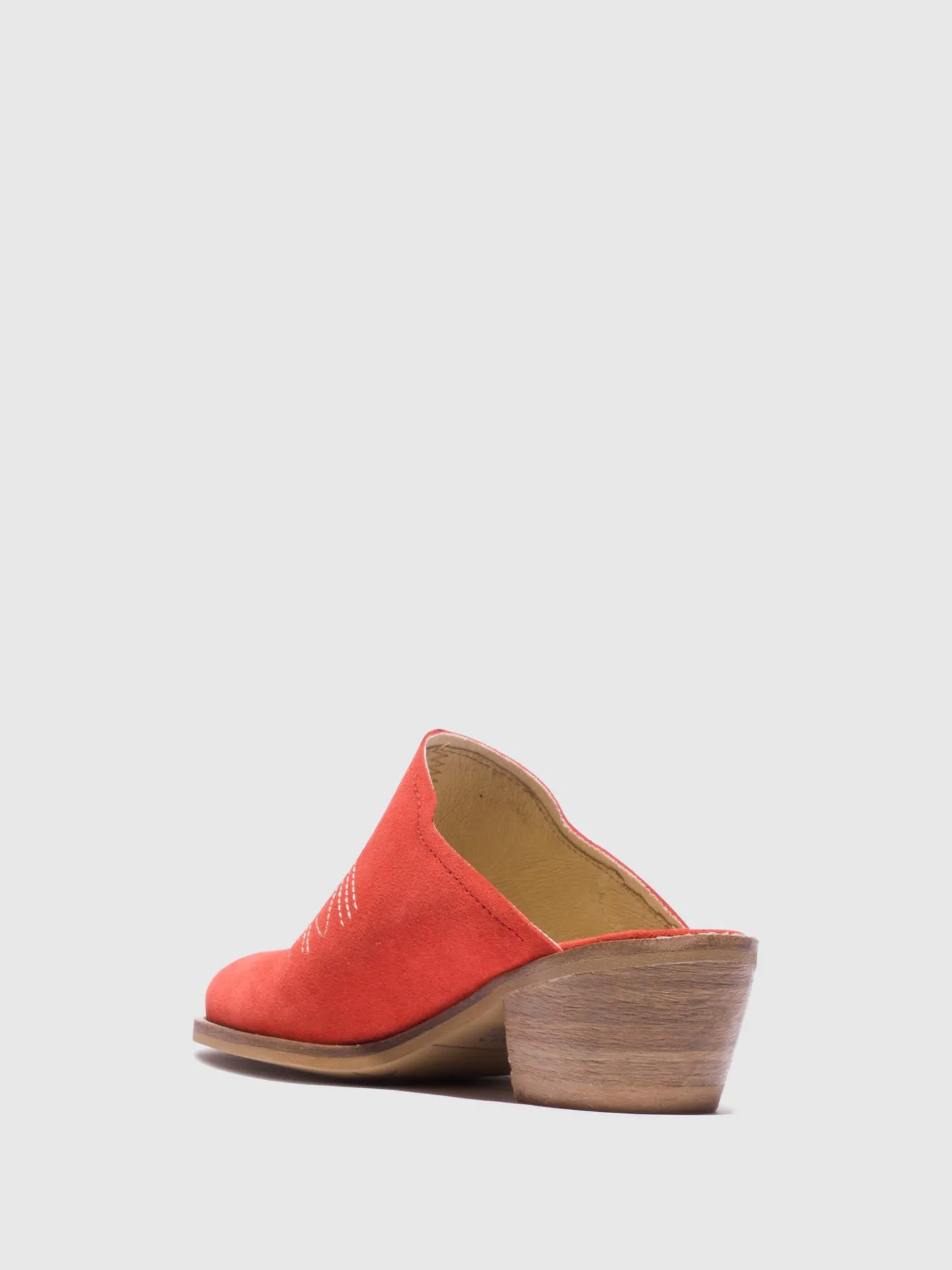 Salmon Round Toe Clogs