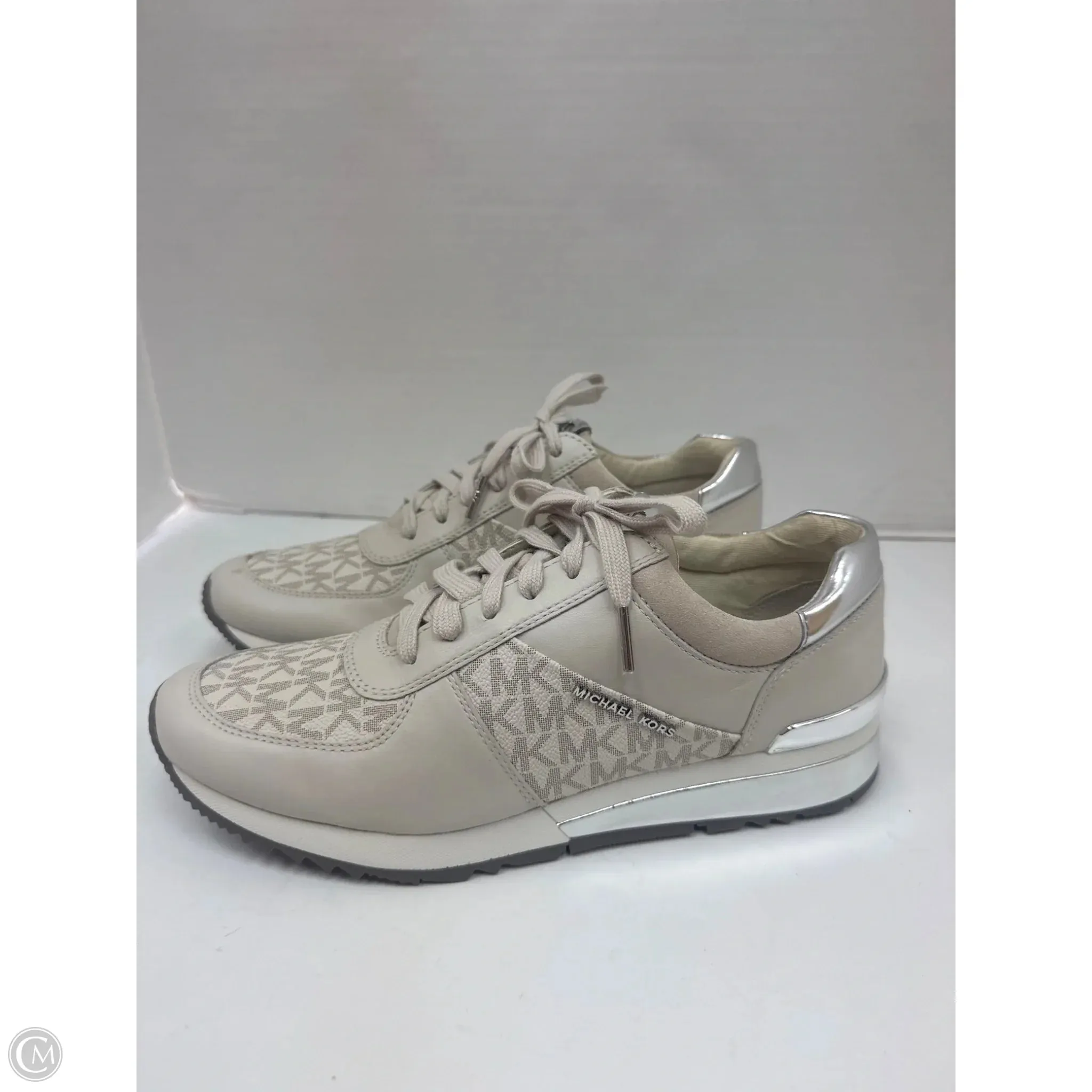 Shoes Designer By Michael Kors In Beige, Size: 10