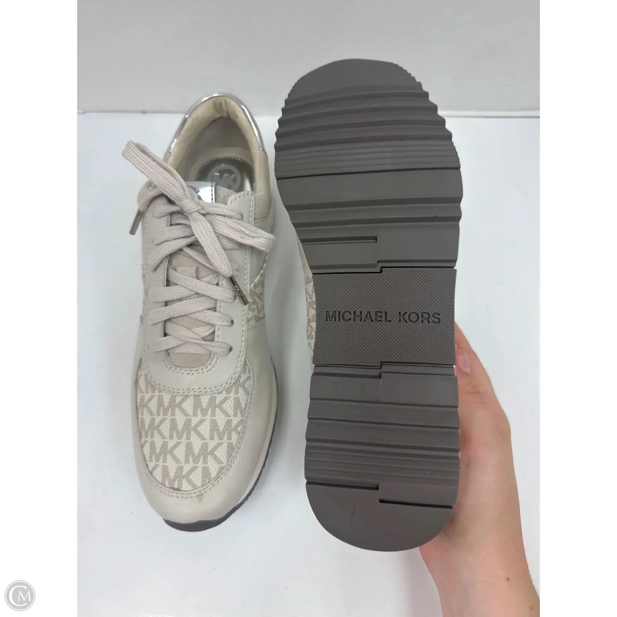 Shoes Designer By Michael Kors In Beige, Size: 10