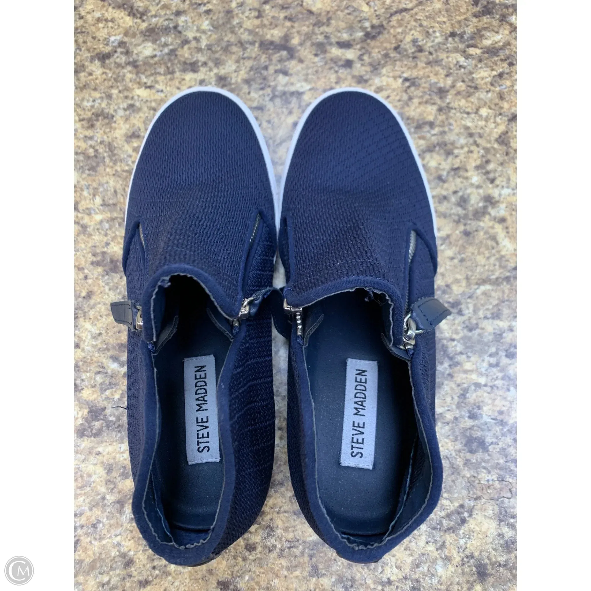 Shoes Sneakers By Steve Madden In Navy, Size: 8.5