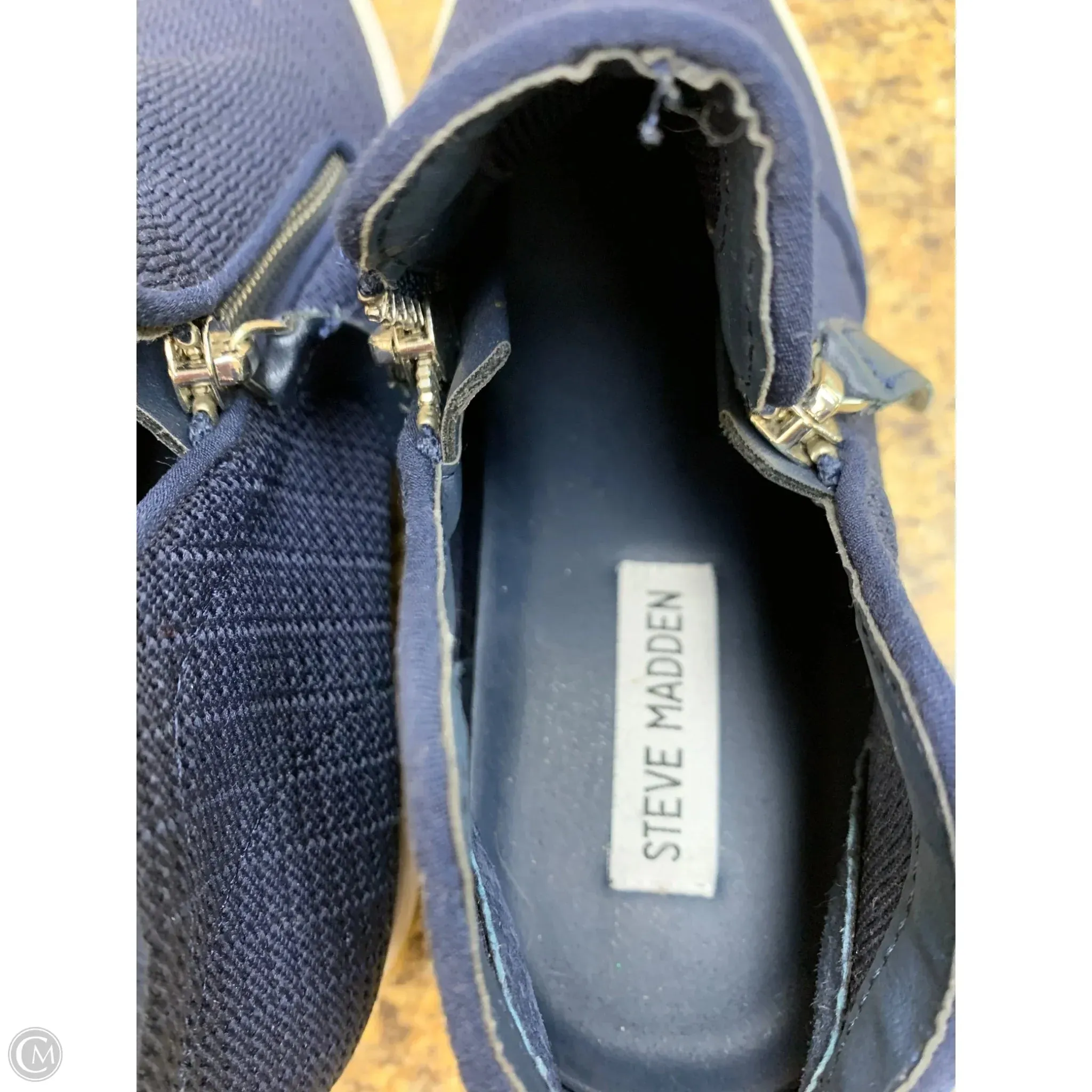 Shoes Sneakers By Steve Madden In Navy, Size: 8.5