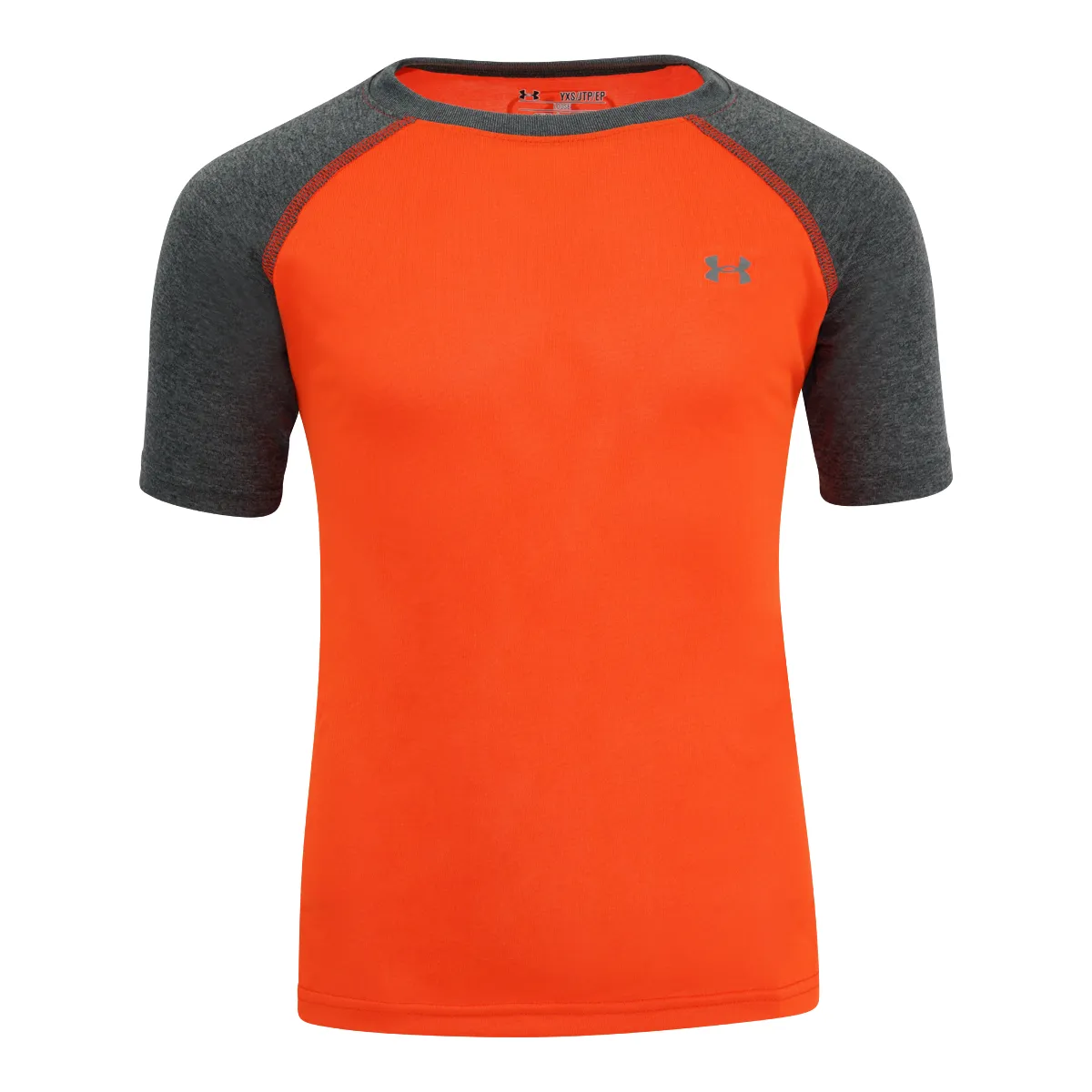 Under Armour Boys' Two-Tone Small Logo S/S Shirt