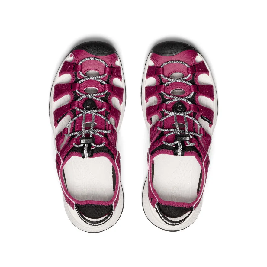 Women's Astoria West Sandal  |  Beaujolais/Star White KEEN