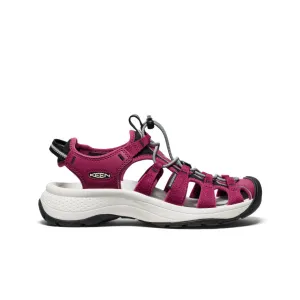 Women's Astoria West Sandal  |  Beaujolais/Star White KEEN
