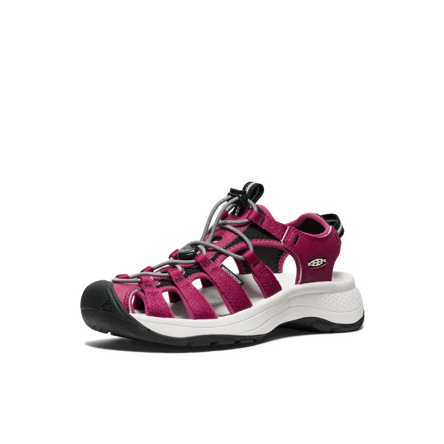 Women's Astoria West Sandal  |  Beaujolais/Star White KEEN
